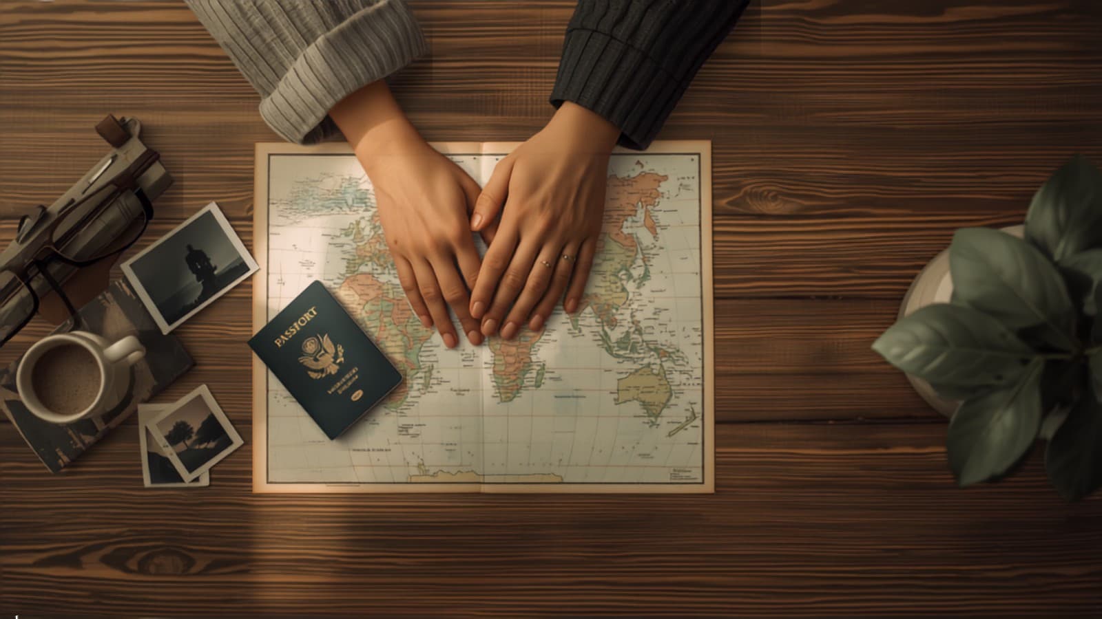 A traveler and a Runeway travel planner reviewing a trip itinerary together