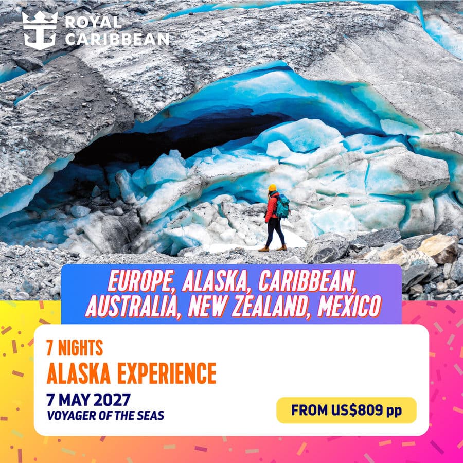 7-Night Alaska Experience Cruise promotional card