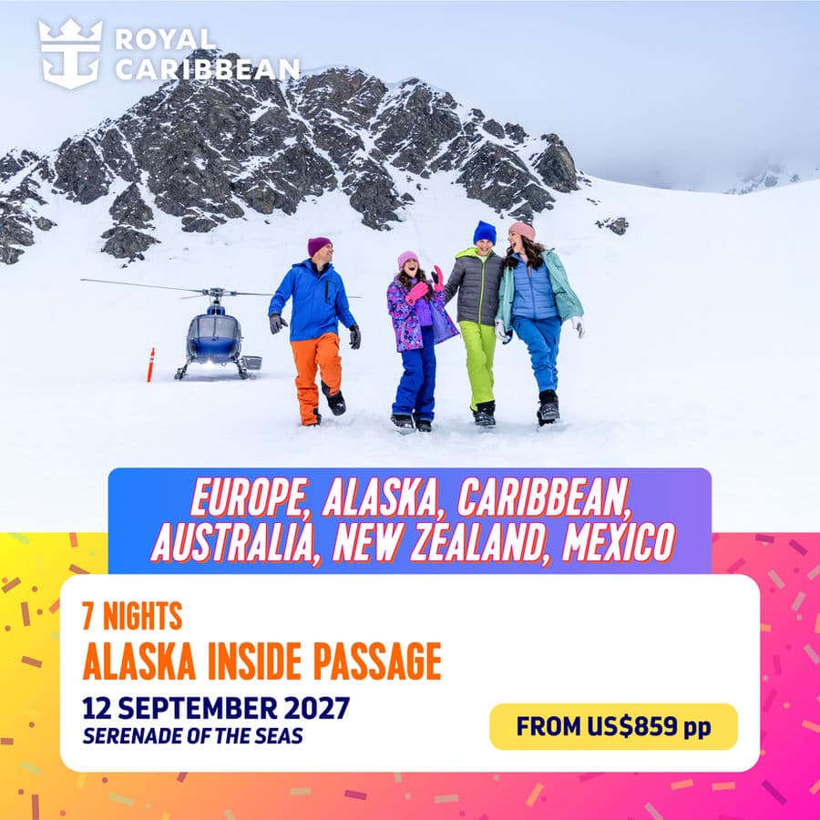 7-Night Alaska Inside Passage Cruise promotional card