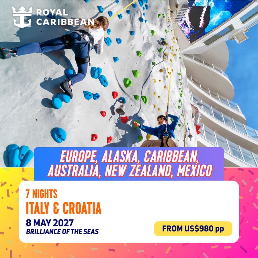 7-Night Italy – Croatia Cruise promotional card