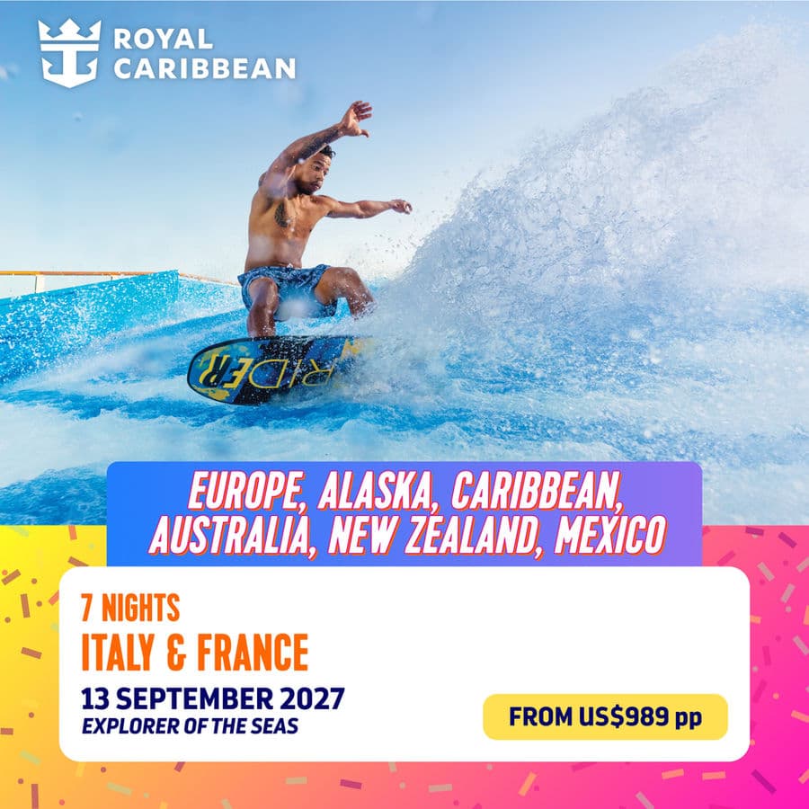 7-Night Italy – France Cruise promotional card