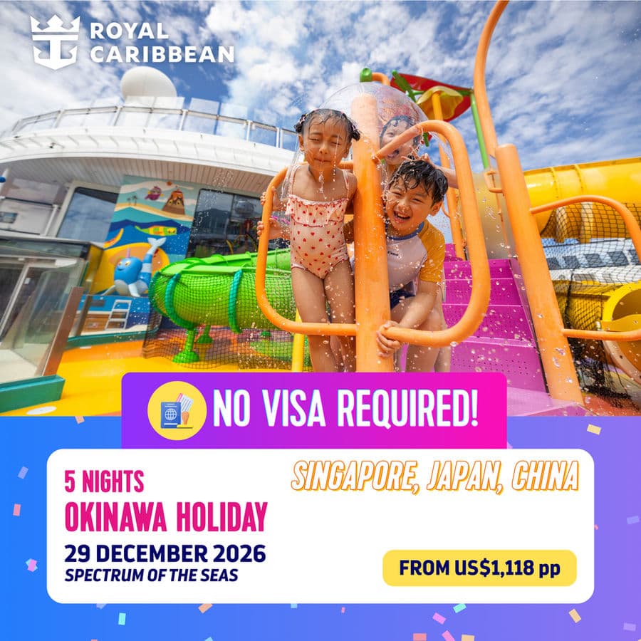 5-Night Okinawa Holiday Cruise promotional card
