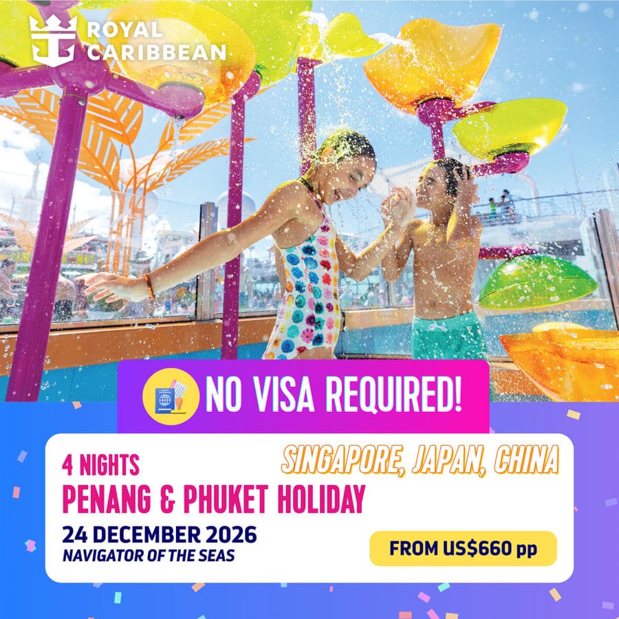 4-Night Penang – Phuket Holiday Cruise promotional card